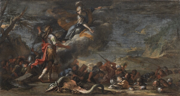 Salvator Rosa, Byen Thebens grundlæggelse