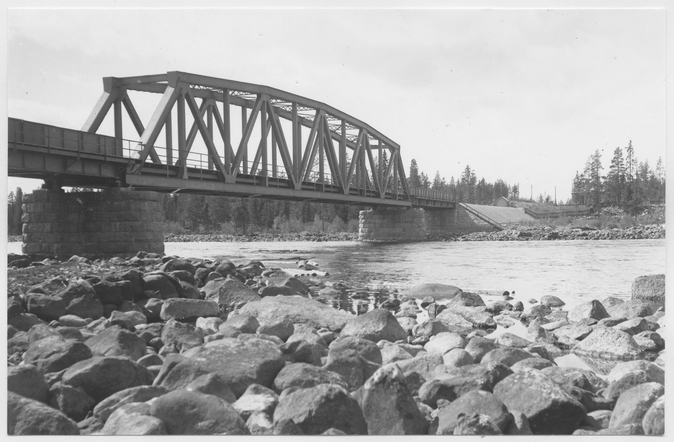 Mårten Sjöbeck, Inlandsbanan, järnvägsbron över Skellefteälv