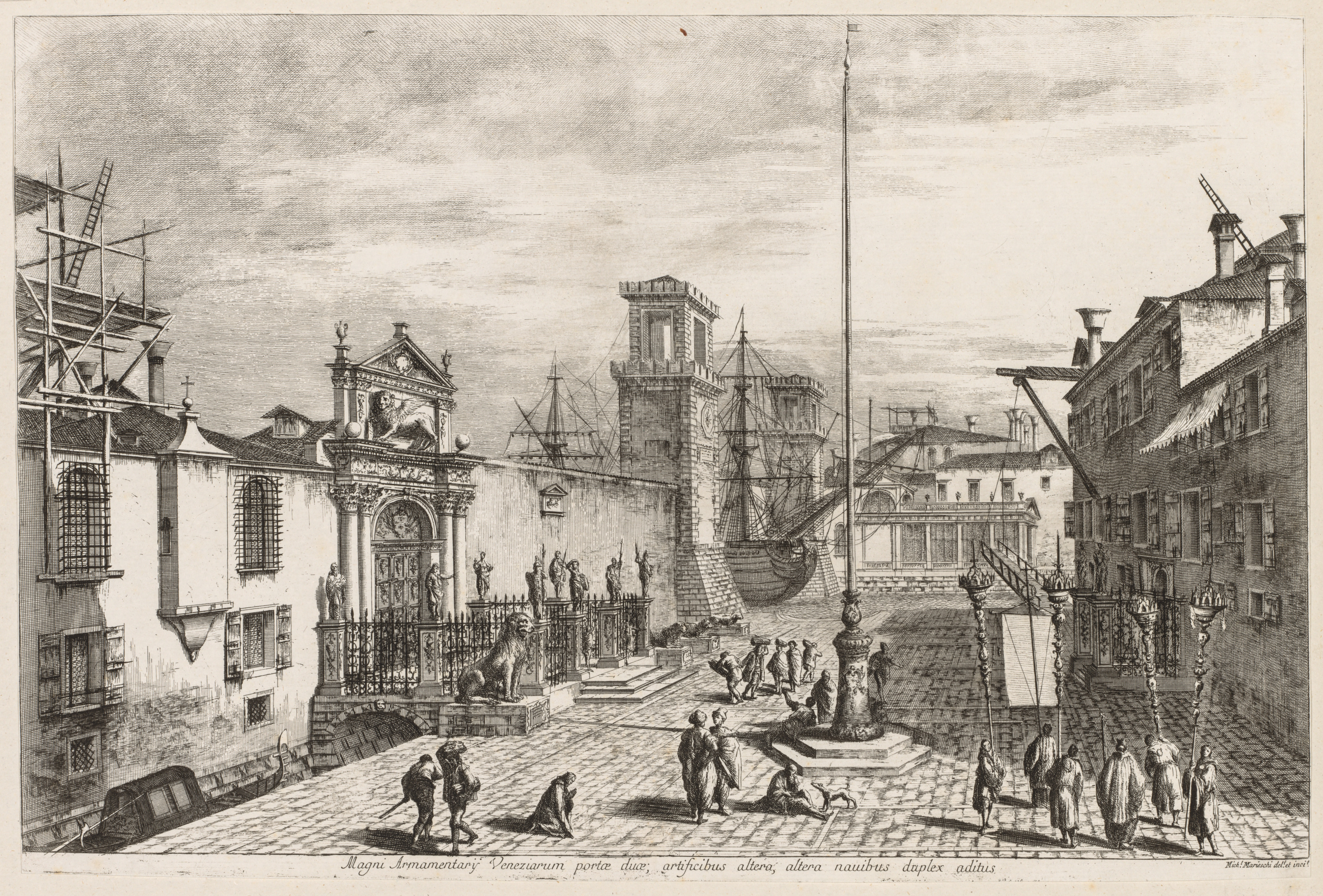 Michele Marieschi, Views of Venice:  The Gates of the Arsenal