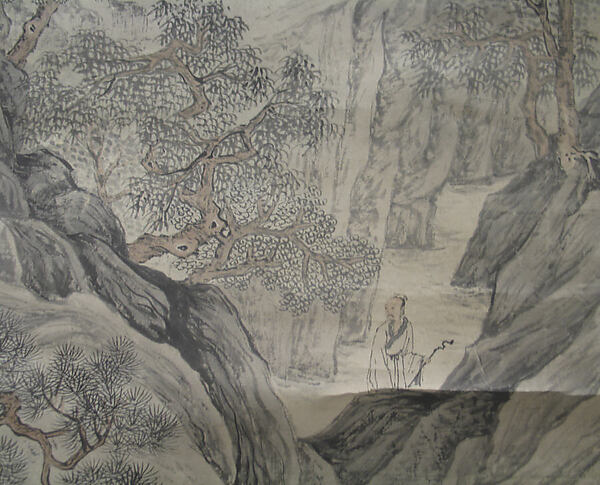 Unidentified artist, Scholar Admiring Autumn Scenery
