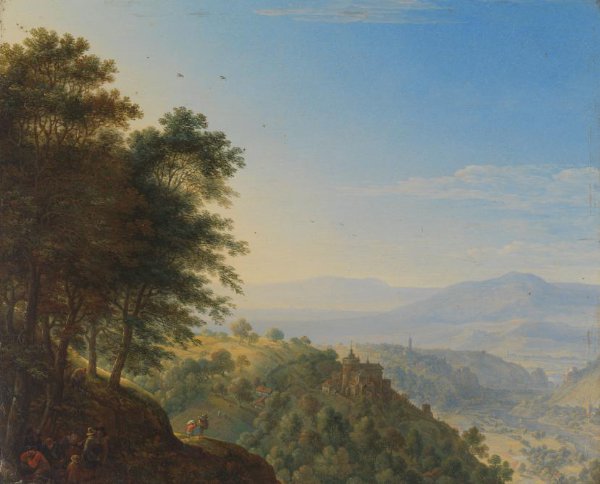 Herman Saftleven, Rhine Landscape near Boppard