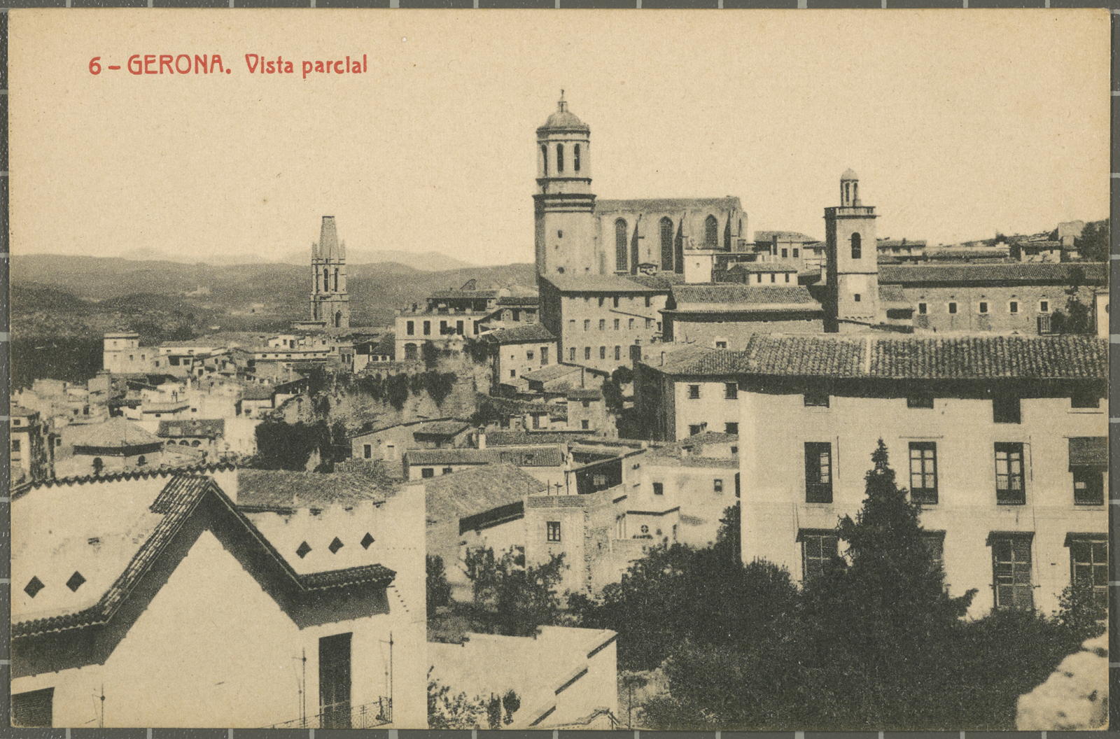 Desconegut, 6 - GERONA. Partial view