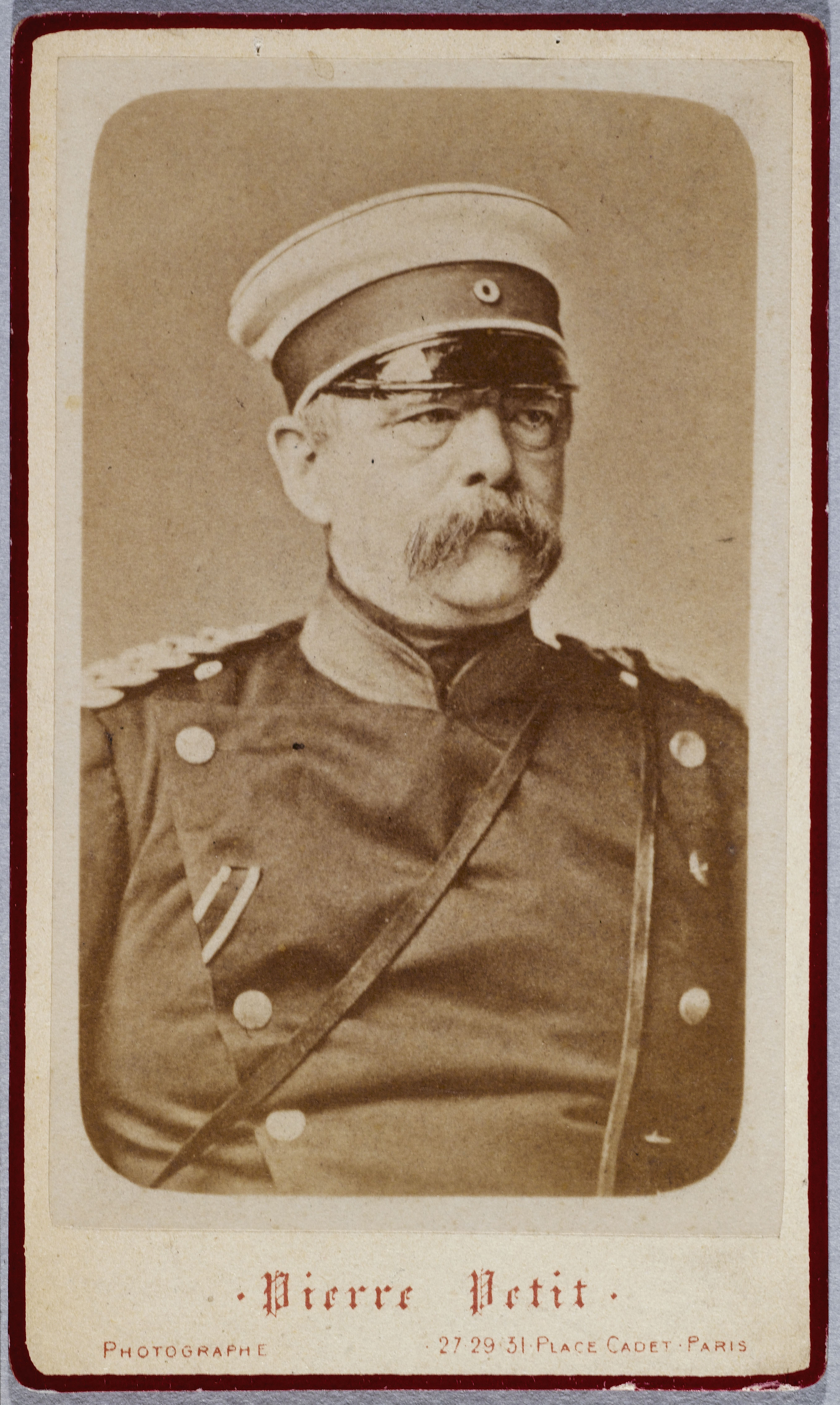 Pierre Petit, Portrait du Prince Otto Edouard Léopold von Bismarck (1815-1898), (homme d'Etat prussien)