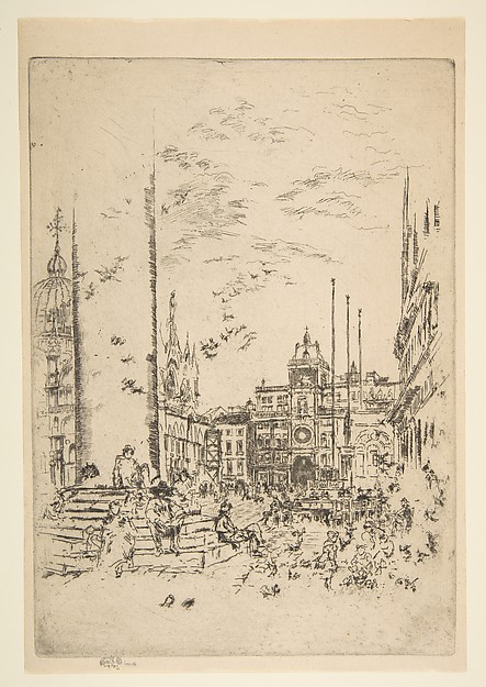 James McNeill Whistler, The Piazetta (The Piazzetta)