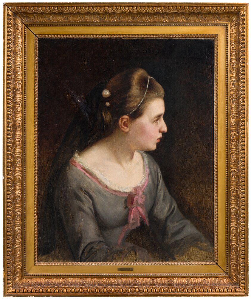 Wilhelm Marstrand, Helena Roed, Acting as Leonora in Ludvig Holberg’s Det lykkelige skibbrud (The Fortunate Shipwreck)