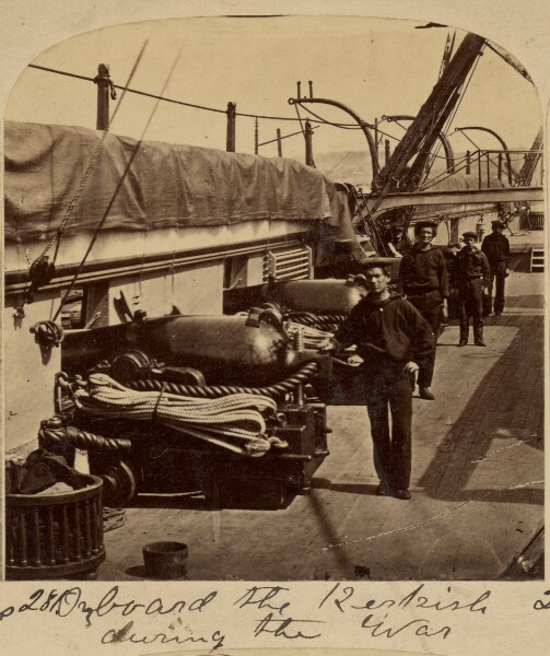 Unknown, [On board a ship during the Civil War]