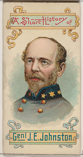 W. Duke, Sons & Co., A Short History of General Joseph Eggleston Johnston, from the Histories of Generals series of booklets (N78) for Duke brand cigarettes