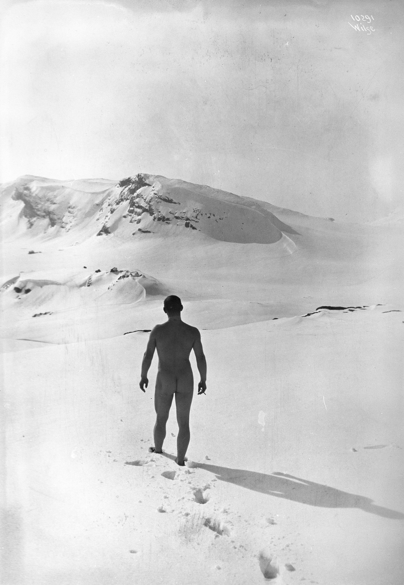Anders Beer Wilse, Prot: Paasketur - Snebad, alene på vidden, Berg