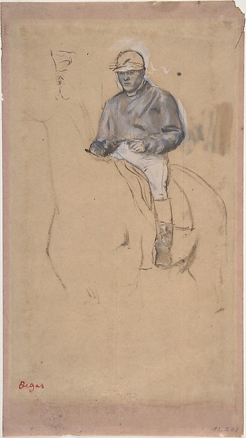 Edgar Degas, A Jockey on His Horse