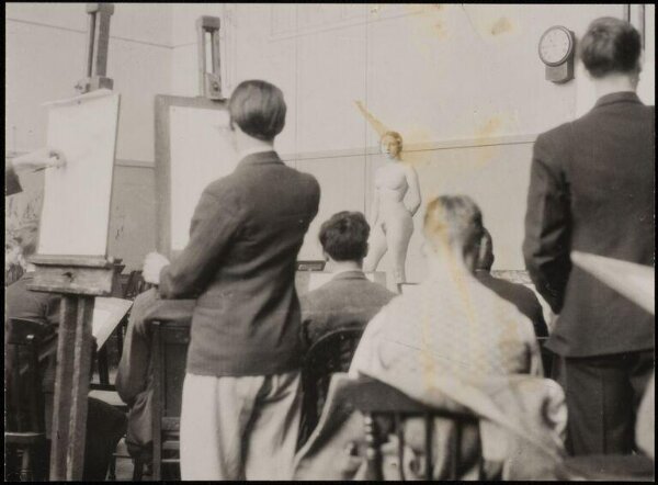 Hoppé, Emil Otto, Life Class, Royal College of Art