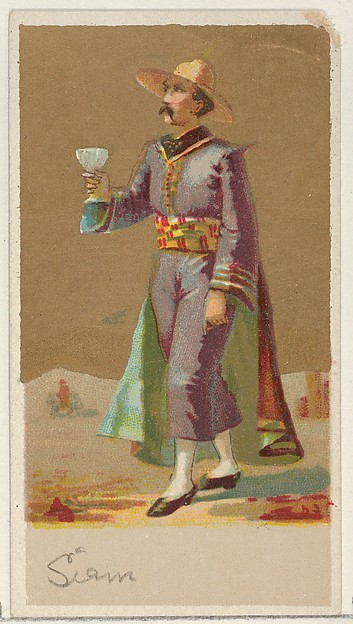 Allen & Ginter, Siam, from the Natives in Costume series (N16), Teofani Issue, for Allen & Ginter Cigarettes Brands