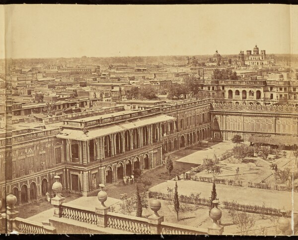 Felice Beato, [Panorama of Lucknow: View of Devastation Wrought by Lucknow Massacre]