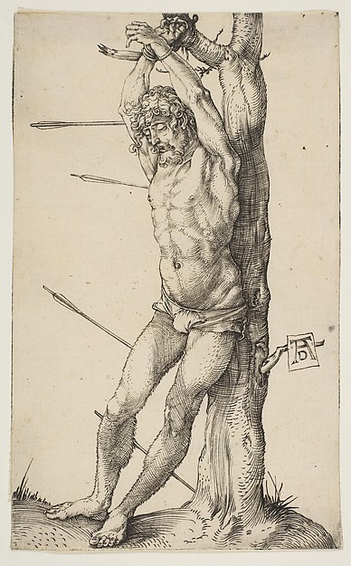 Albrecht Dürer, Saint Sebastian Tied to a Tree