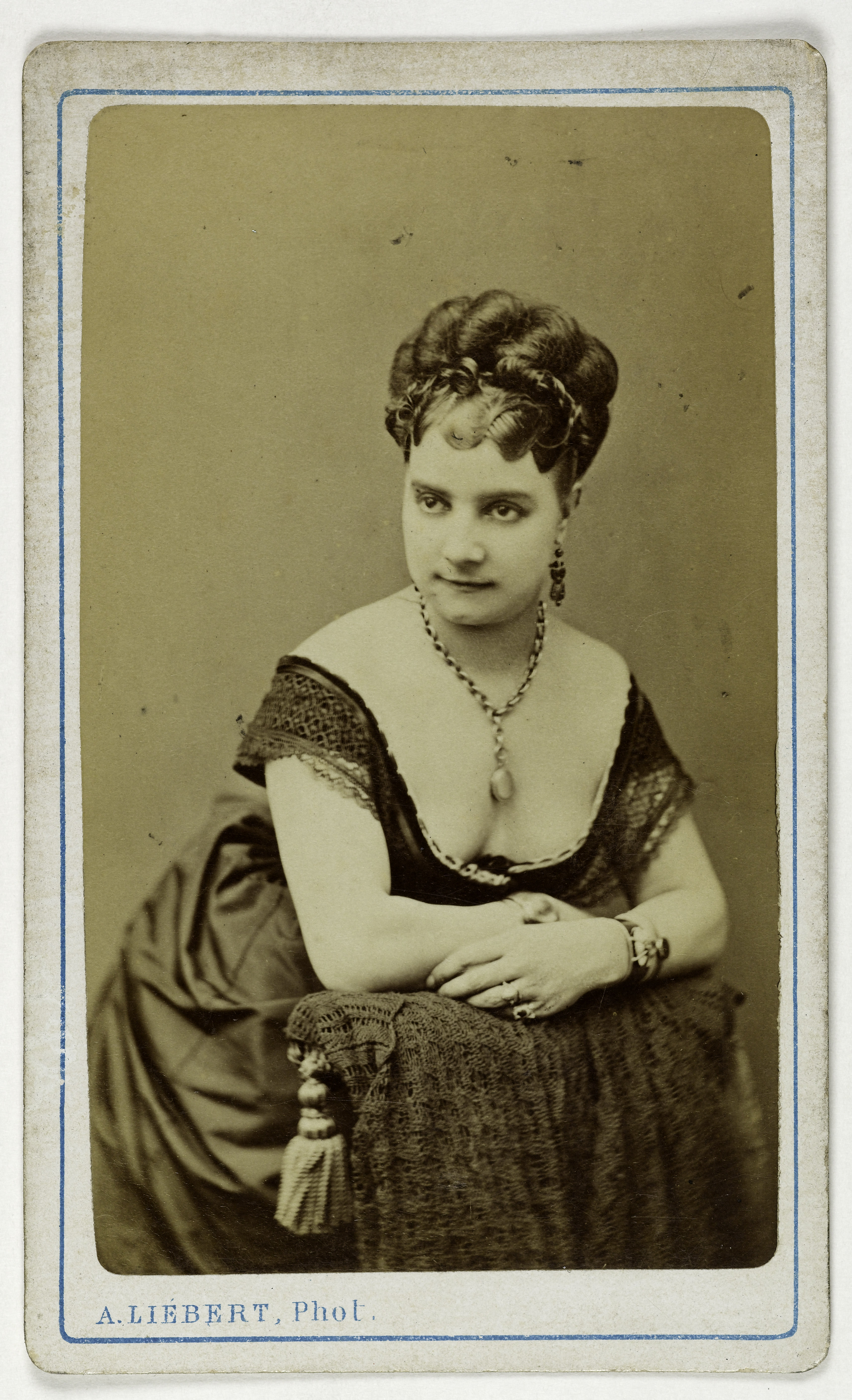 Alphonse Liébert, Portrait d'Hernanda (?), actrice