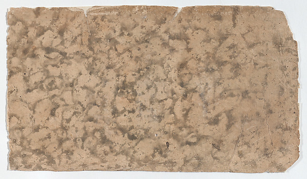 Anonymous, Sheet with overall splotchy pattern