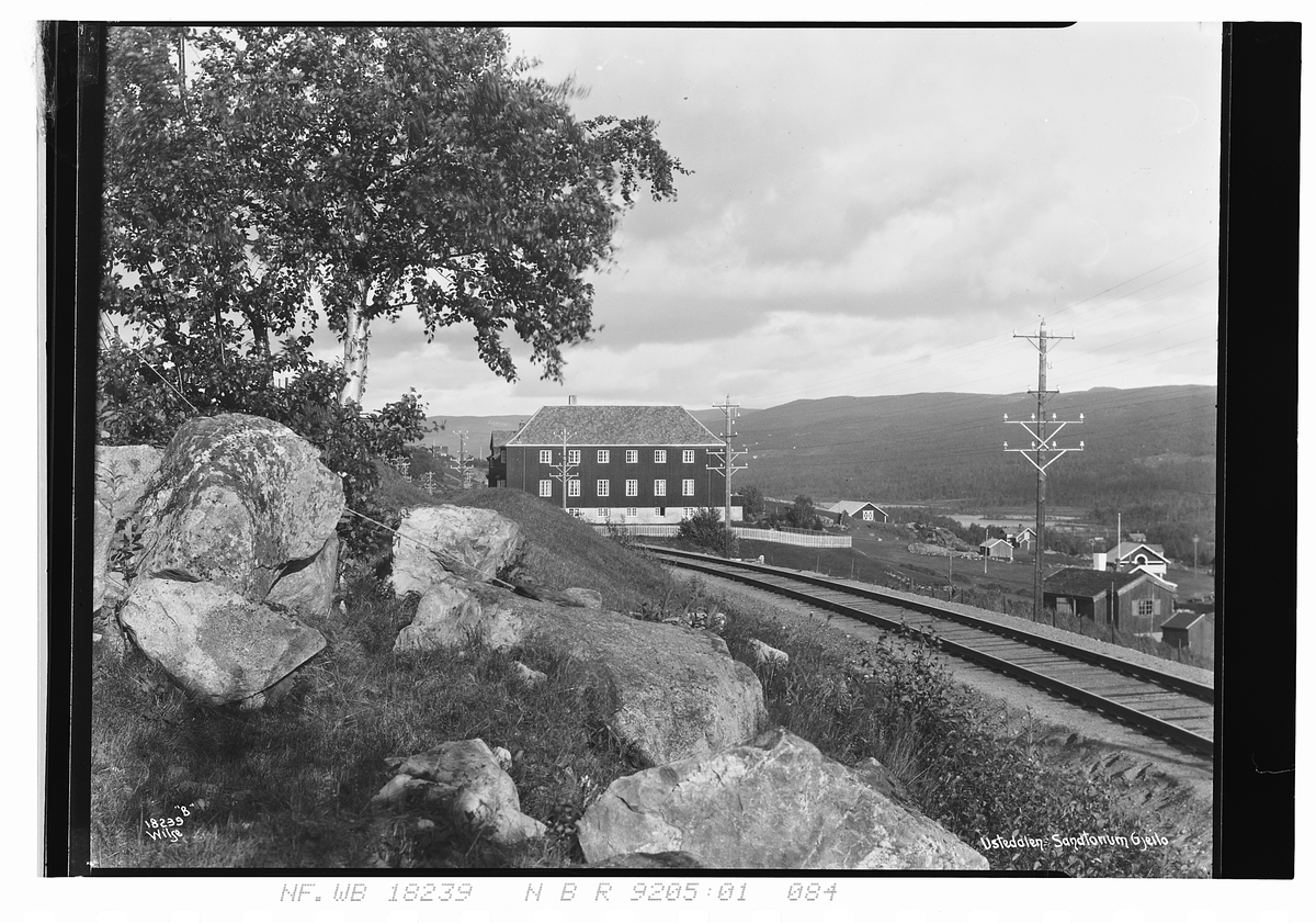 Anders Beer Wilse, Konv: Ustedalen sanatorium vestfacade