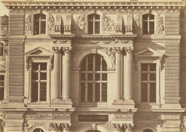 Édouard Baldus, [The First and Second Floors of the Pavillon Turgot, Louvre, Paris]
