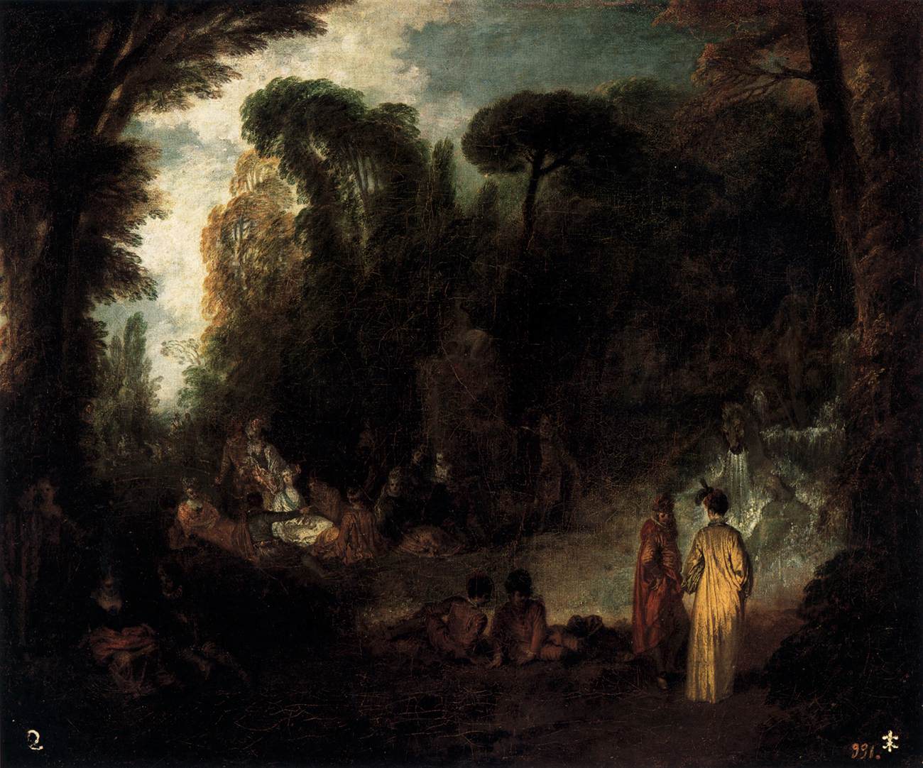 Jean-Antoine Watteau, Fête in a Park