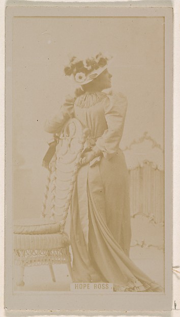 Kinney Brothers Tobacco Company, Hope Ross, from the Actresses series (N245) issued by Kinney Brothers to promote Sweet Caporal Cigarettes