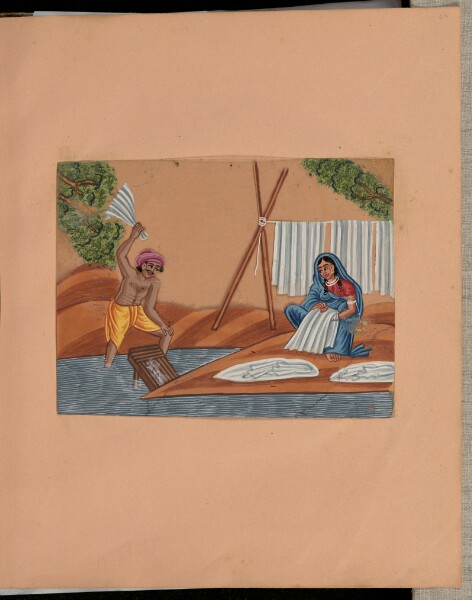Unknown, [Washing Laundry in a River]