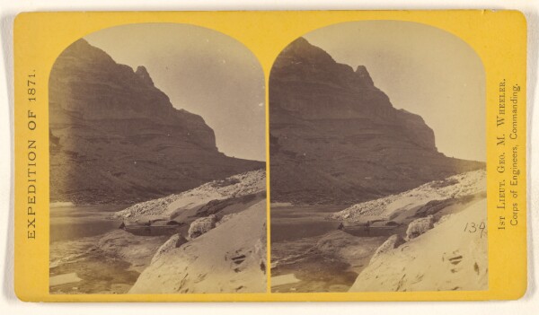 Timothy H. O'Sullivan, Baptismal Font, about 6 miles above mouth of the Grand Canon.