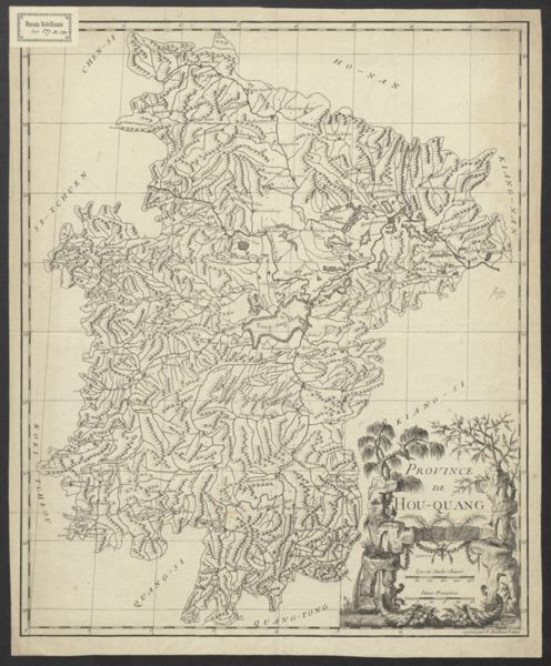 Anville, Jean Baptiste Bourguignon d', (1697-1782) (cartographer), Province de Hou-Quang