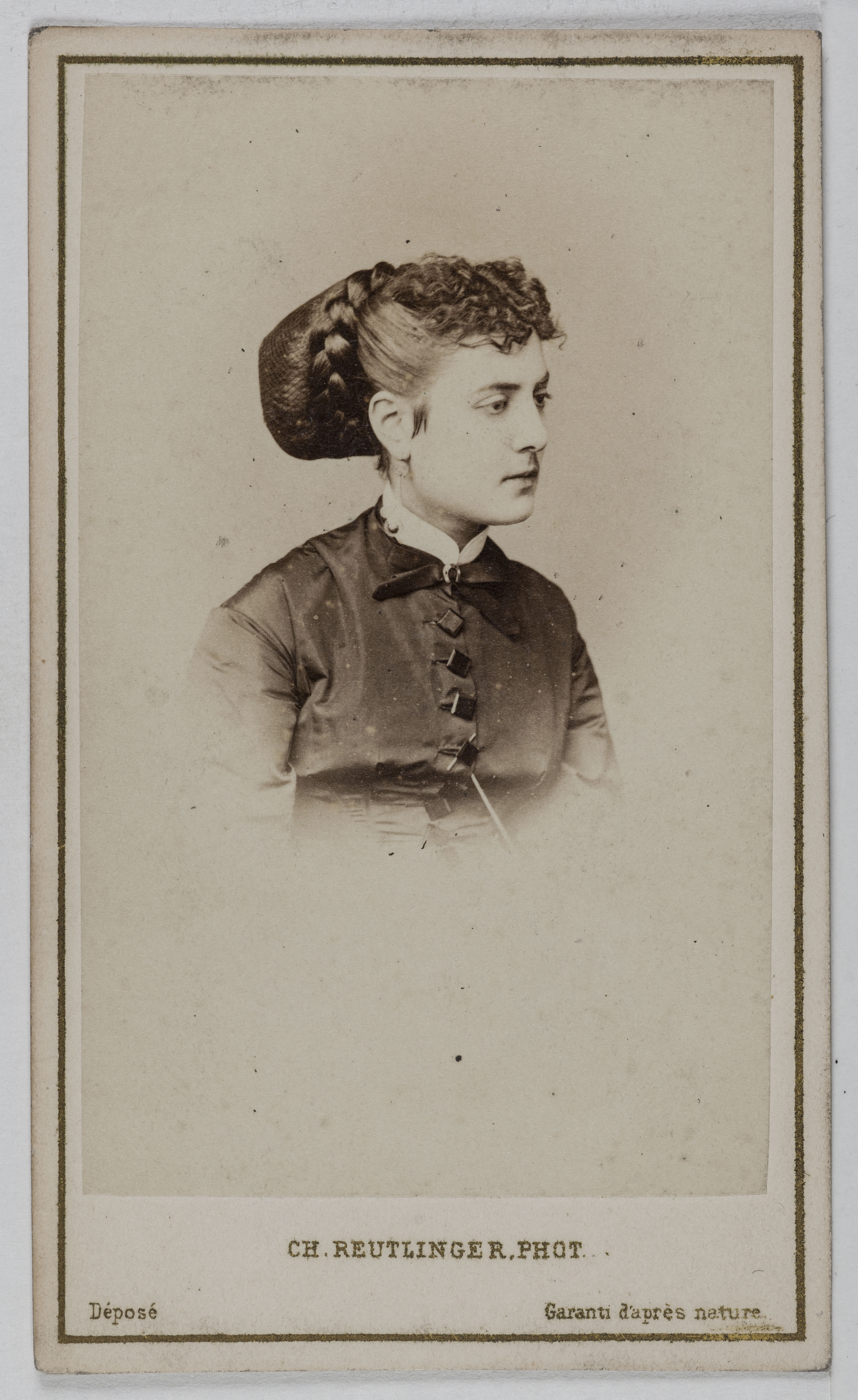 Charles Reutlinger, Portrait de Delphine de Lissy ou Lizy, (actrice)