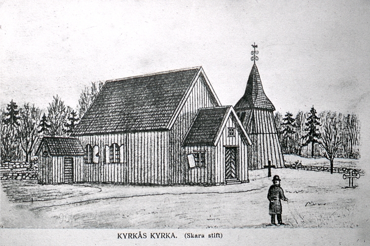 Lars Hasselberg, Sverige, Västergötland, Västra Götaland, Essunga, Barne, Kyrkås, Kyrkås kyrka, Skaraborg (Avbildad, ort)