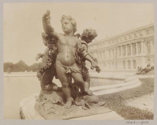 Atget, Jean-Eugène-Auguste, Statue, Versailles, France