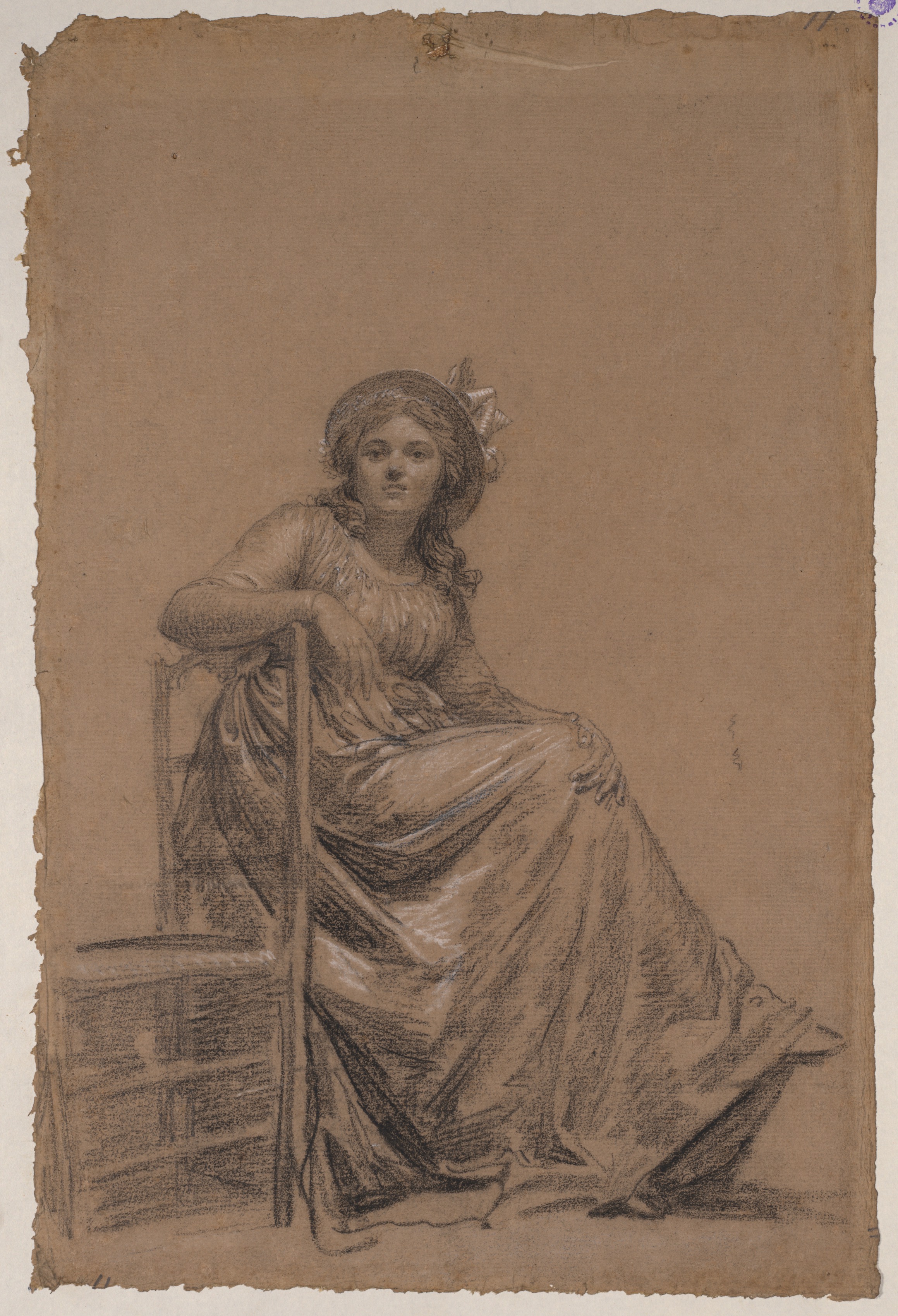 François-André Vincent, Portrait of a Seated Woman