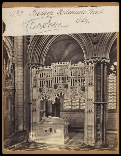 Francis Frith, Bishop Redman's Tomb Ely
