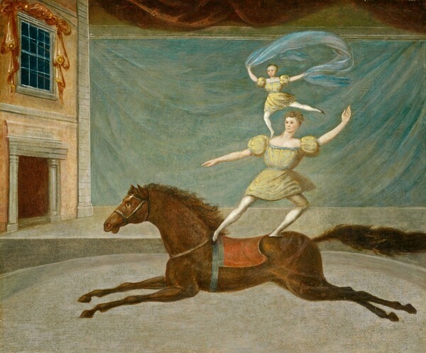 American 19th Century, The Mounted Acrobats