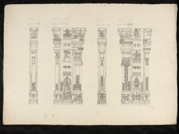 Unknown, Architectural drawing of Tirumala Nayak at Madura,