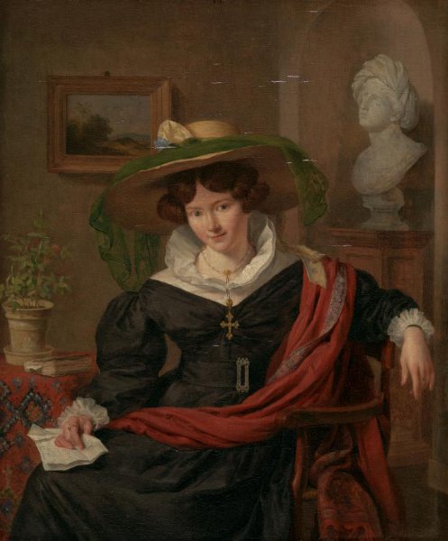 Charles van Beveren, Portrait of Carolina Frederica Kerst