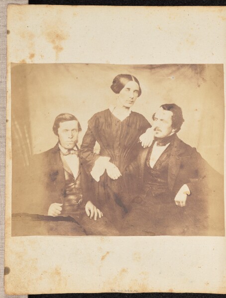 Jakob Höflinger, [Portrait of a woman and two men]