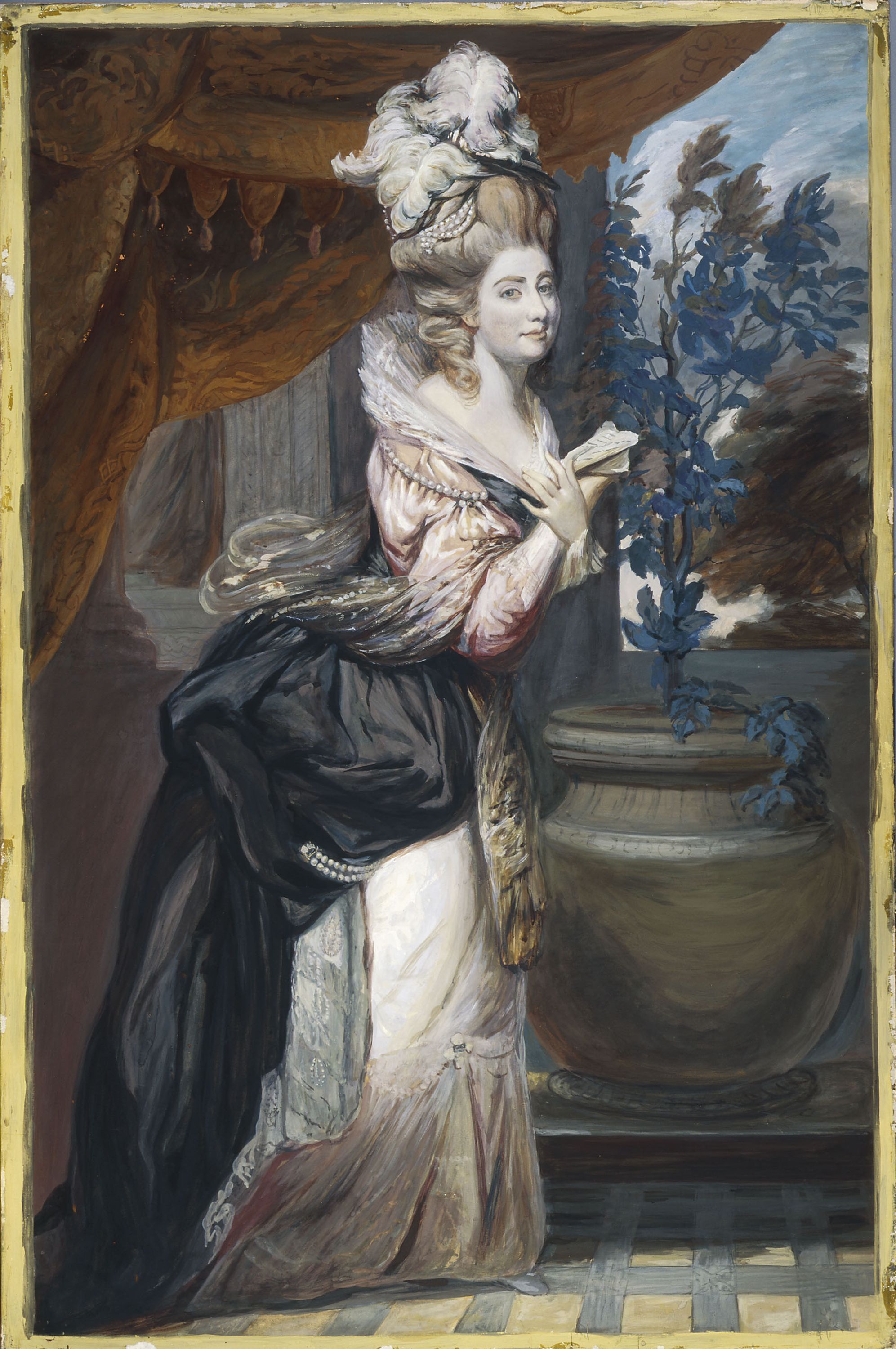 Daniel Gardner, Portrait d'Albinia Louisa Hobart, comtesse de Buckinghamshire