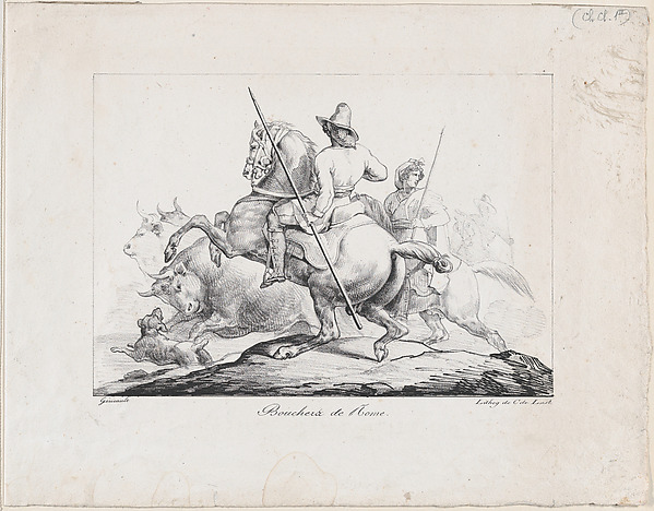 Théodore Géricault, Bouchers de Rome
