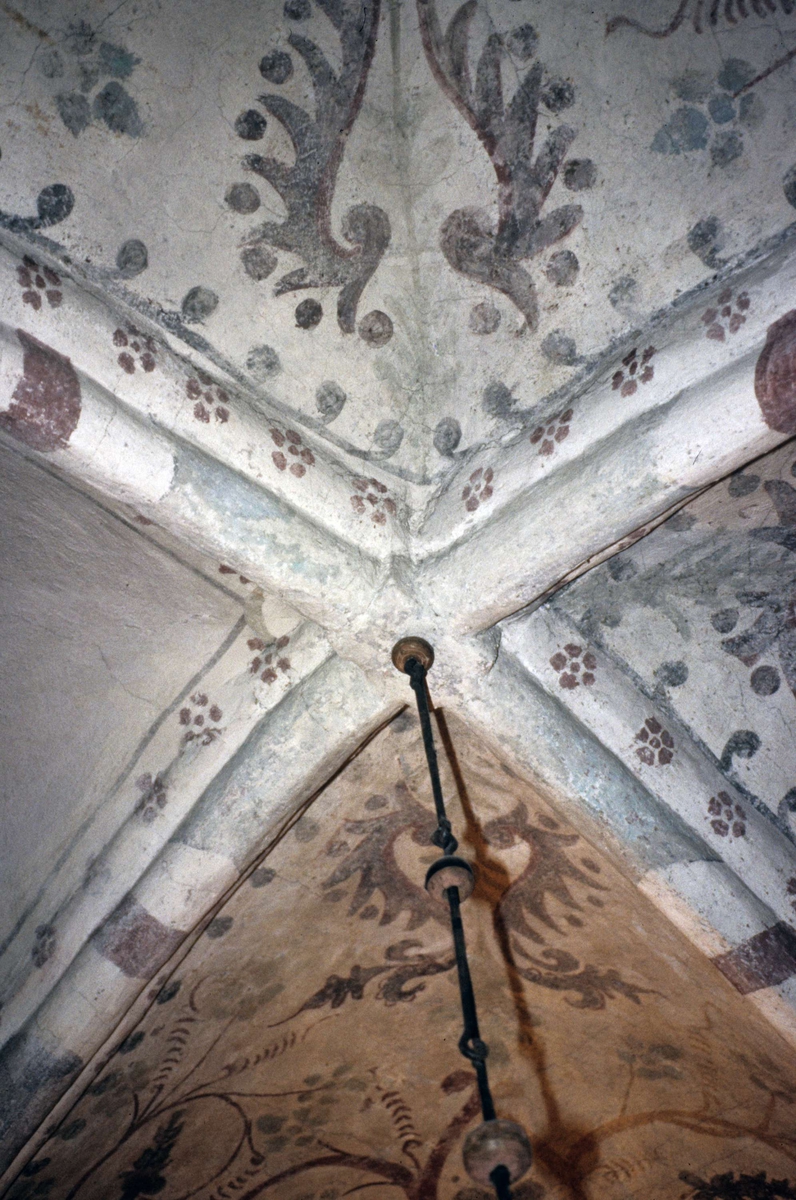 Rune Hammarling, Kalkmålning i Bälinge kyrka, Bälinge socken, Uppland 1989