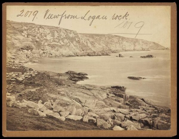Francis Frith, View from Logan rock