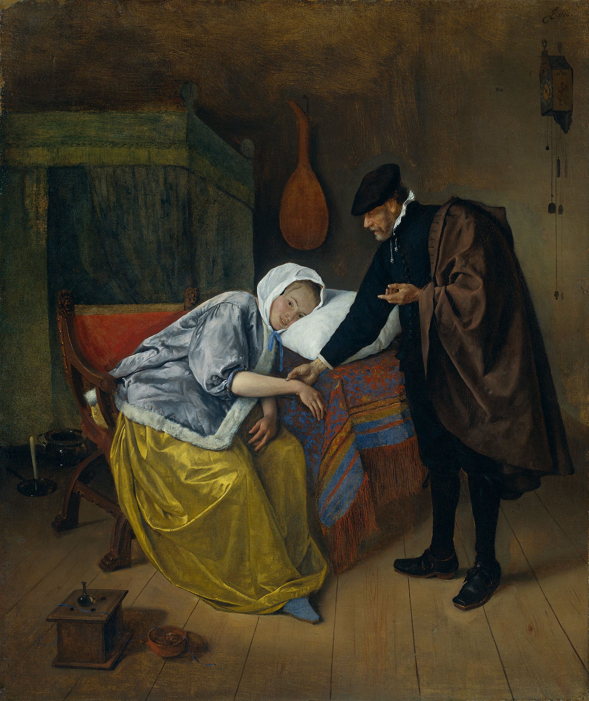 Jan Steen, The Sick Woman