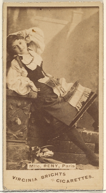 Allen & Ginter, Mlle. Reny, Paris, from the Actors and Actresses series (N45, Type 1) for Virginia Brights Cigarettes