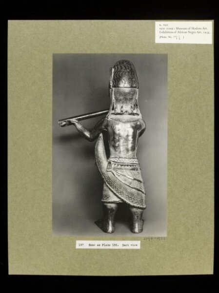 Walker Evans, Trumpeter.  Benin