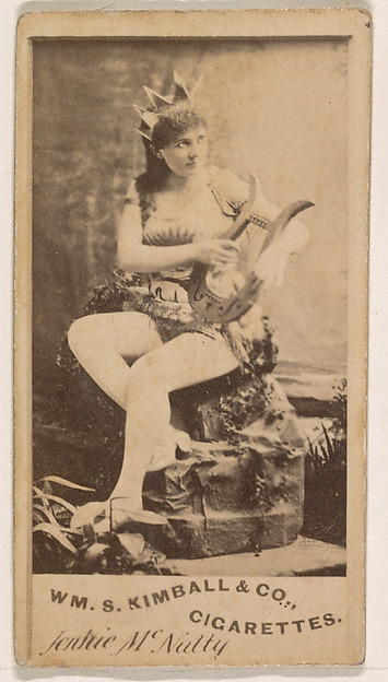 William S. Kimball & Company, Jennie McNulty, from the Actresses series (N203) issued by Wm. S. Kimball & Co.
