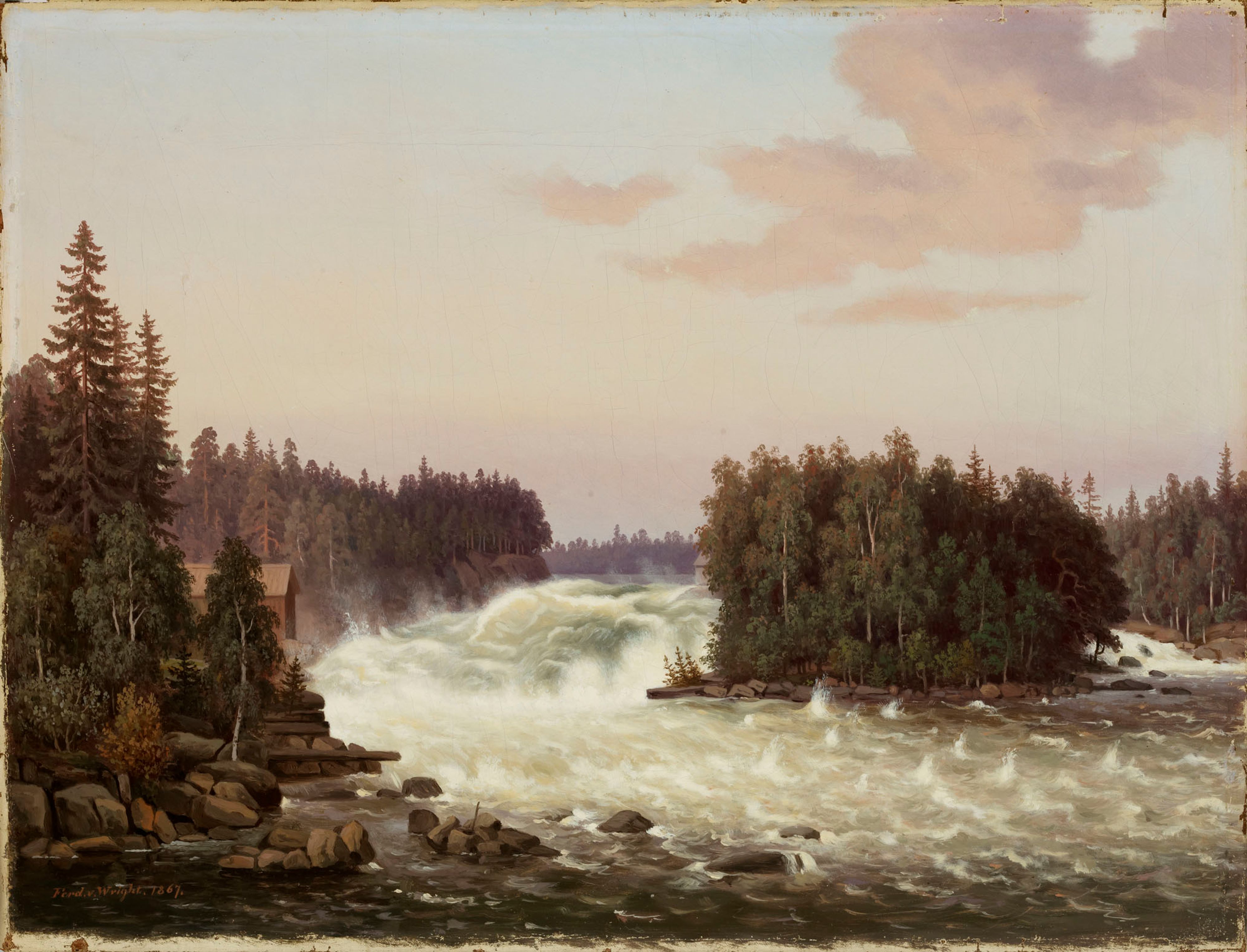 Ferdinand von Wright, Anjalankoski Rapids