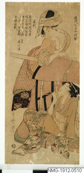 Kitagawa Utamaro, Träsnitt, Bildkonst, Woodblock, Woodcut, Print