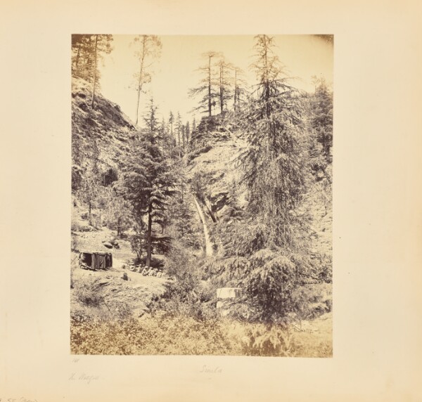 Samuel Bourne, Simla; Waterfall