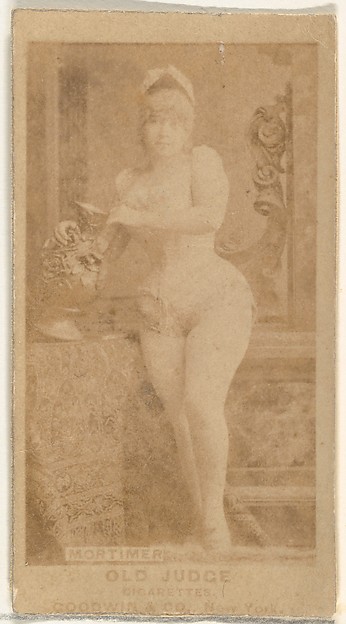 Goodwin & Company, Mortimer, from the Actors and Actresses series (N171) for Old Judge Cigarettes