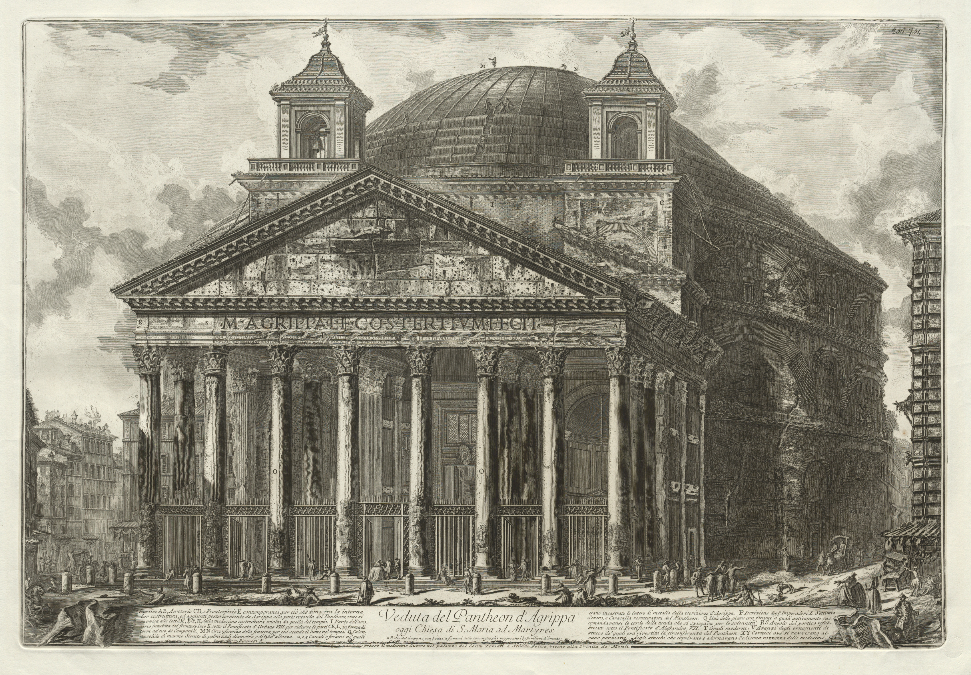 Giovanni Battista Piranesi, Views of Rome:  The Pantheon