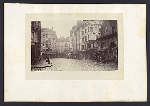 Charles Marville, Rue de la Lingerie, de la rue Berger