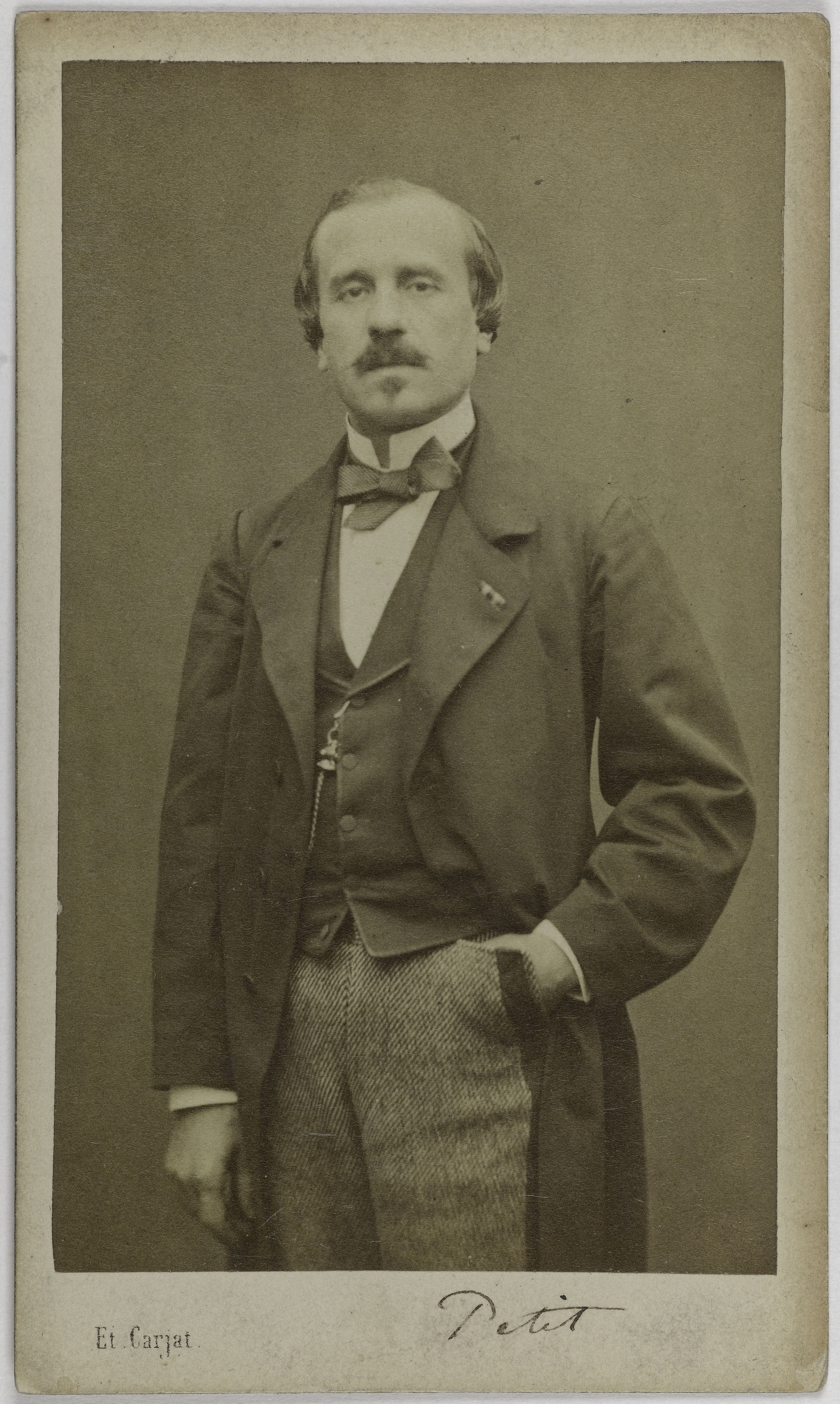 Carjat & Cie, Portrait de Petit Jean Claude, (1819-1903), (sculpteur)